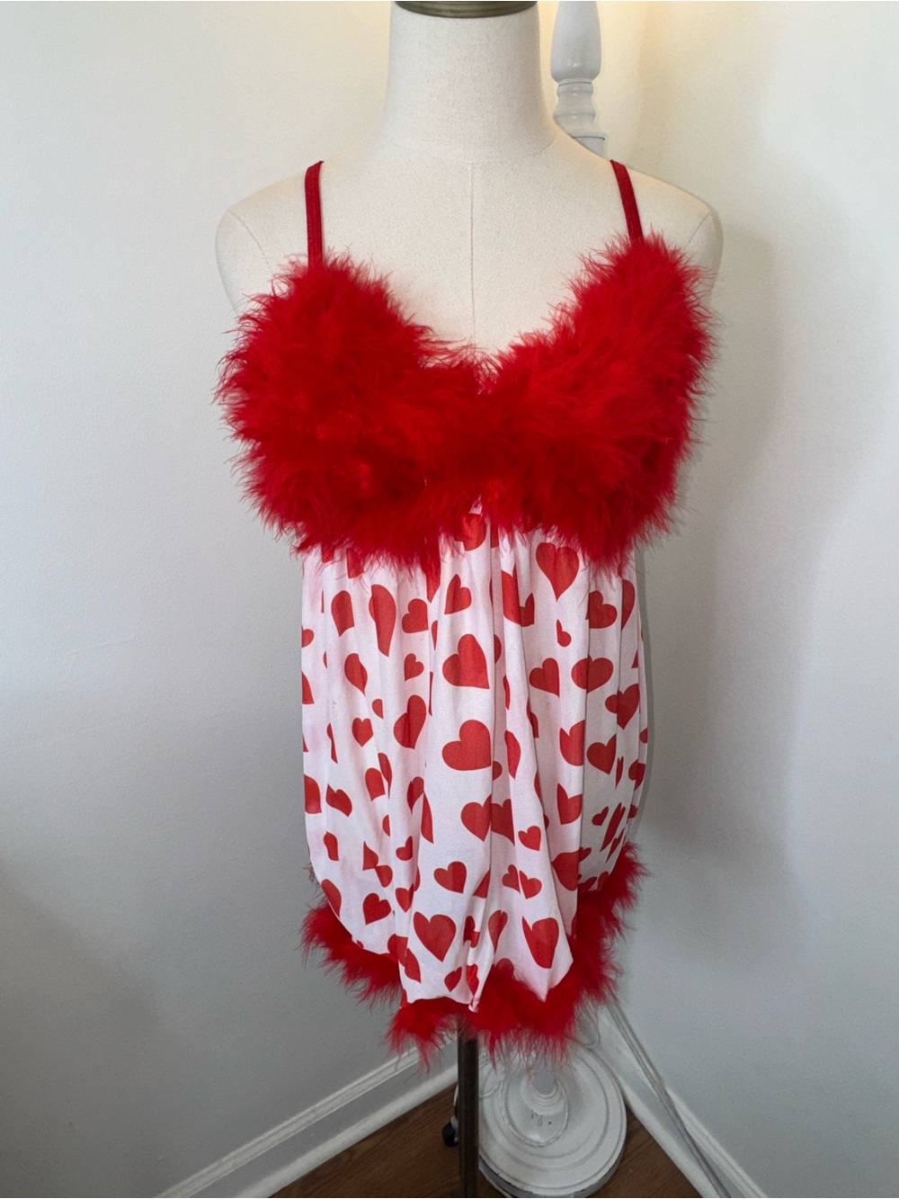 Dolls Kill Trickz N' Treatz Women’s Small Make U Mine Cupid Lingerie Dress